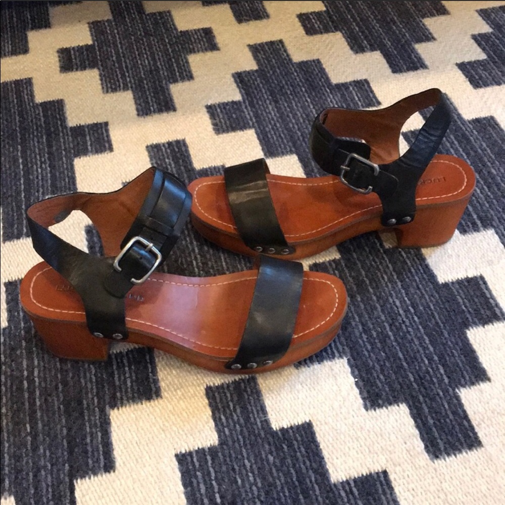 Lucky brand block shoes